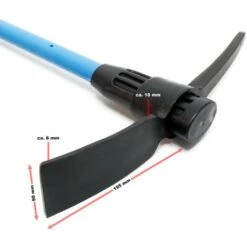 WILTEC Pioche De Terrassier Avec Manche En Verre Jardin Travaux De Terrassement Chantier De Construction -Outil de travail du sol Soldes 10094966 4