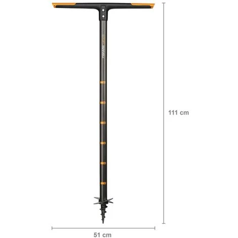 FISKARS® Fiskars Tarière Manuelle, Trous Jusqu'à 10 Cm De Diamètre, Noir/Orange, QuikDrill, Taille: S, 1000636 5 FISKARS® Fiskars Tarière Manuelle, Trous Jusqu'à 10 Cm De Diamètre, Noir/Orange, QuikDrill, Taille: S, 1000636 – Image 3
