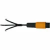 FISKARS® Fiskars Griffe à 3 Dents Galbées, Tête D'outil QuikFit, Largeur: 5,5 Cm, Acier Au Bore, Noir/Orange, QuikFit, 1000683 -Outil de travail du sol Soldes 10641616 1
