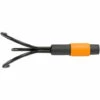 FISKARS® Fiskars Griffe à 3 Dents, Tête D'outil QuikFit, Longueur: 33 Cm, Largeur: 9 Cm, Dents En Acier Au Carbone, Noir/Orange, QuikFit, 1000685 -Outil de travail du sol Soldes 10641617 1
