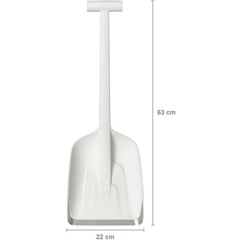 FISKARS® Fiskars Pelle Auto, Longueur: 63 Cm, Plastique Renforcé De Fibre De Verre Avec Réglette En Acier, Blanc, SnowXpert, 1019347 4 FISKARS® Fiskars Pelle Auto, Longueur: 63 Cm, Plastique Renforcé De Fibre De Verre Avec Réglette En Acier, Blanc, SnowXpert, 1019347 – Image 2