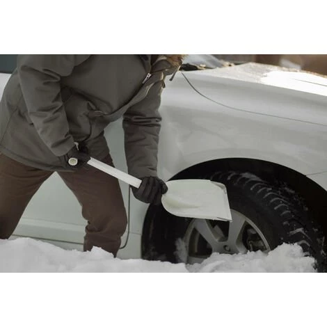 FISKARS® Fiskars Pelle Auto, Longueur: 63 Cm, Plastique Renforcé De Fibre De Verre Avec Réglette En Acier, Blanc, SnowXpert, 1019347 5 FISKARS® Fiskars Pelle Auto, Longueur: 63 Cm, Plastique Renforcé De Fibre De Verre Avec Réglette En Acier, Blanc, SnowXpert, 1019347 – Image 3