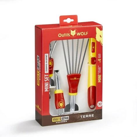 OUTILS WOLF Kit 4 Outils De Jardin Wolf BT41 4 OUTILS WOLF Kit 4 Outils De Jardin Wolf BT41 – Image 2