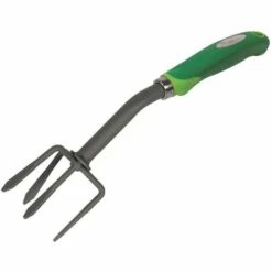 HELIOTRADE Fourche à Main à 4 Dents Multi-usages Pour Jardin Copie -Outil de travail du sol Soldes 11298175 3