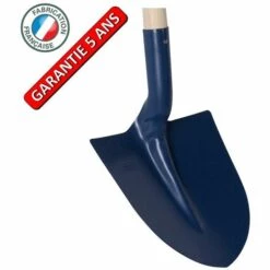 Outils Perrin Pelle à Terre, Ronde, Fortification 27 Sans Manche, Outil à Main Pour Le Maçon Et Le BTP