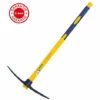 Outils Perrin Pioche Terrassier 2 Kg Oeil Rond Manche Composite, Manche Incassable En Fibre De Verre