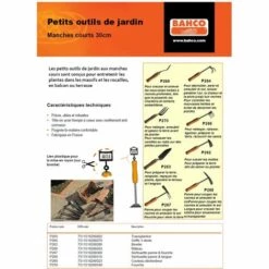 Griffe Poignée Bimatière 315mm Bahco P264 -Outil de travail du sol Soldes 14876658 2