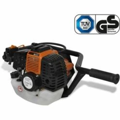 VidaXL Jeu De Perceuse De Sol à Tarière Acier -Outil de travail du sol Soldes 19955006 4