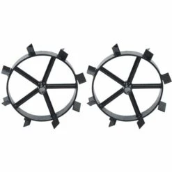 VidaXL Roues Métalliques Pour Cultivateur à Essence 6,5 Ch 2 Pcs - Noir 9 VidaXL Roues Métalliques Pour Cultivateur à Essence 6,5 Ch 2 Pcs - Noir -Outil de travail du sol Soldes 20404391 3