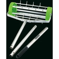 Aérateur De Pelouse à Tambour à Pointes 450 Mm Vert Draper Tools -Outil de travail du sol Soldes 22452915 3