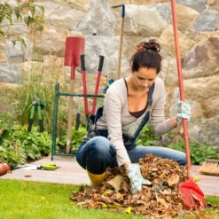 Relaxdays Support à Appareils De Jardin, Rangement De Bêches, Truelles & Balais, Ordre, Étagère à Appareils 68x80x35 -Outil de travail du sol Soldes 24934400 3