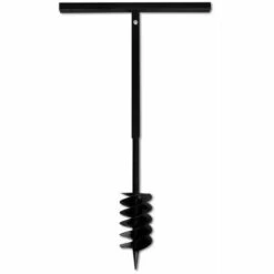 HOMMOO Beche Et Tariere Manuelle 120 Mm Avec Rallonge Meche Tariere 5 M HDV14932 -Outil de travail du sol Soldes 25076897 5