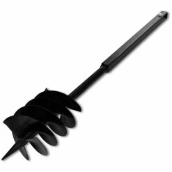 Hommoo Tariere De Sol Avec Manche 180 Mm Et Tube D'extension 5 M Acier HDV14940 -Outil de travail du sol Soldes 25077058 4