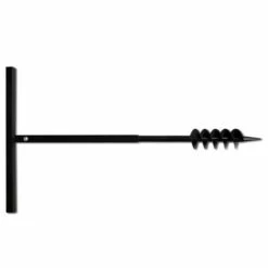 HOMMOO Beche Et Tariere Manuelle 80 Mm Avec Rallonge Meche Tariere 5 M HDV14948 -Outil de travail du sol Soldes 25077257 4