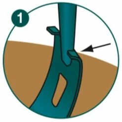 Binette Trident NaturOvert Manche Bois 150cm + Poignée Ergonomique LEBORGNE -Outil de travail du sol Soldes 26043580 3