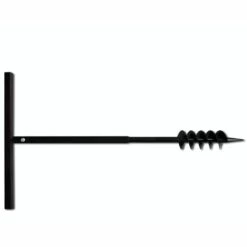 TRUE DEAL Tarière De Sol Avec Mèche De Tarière 80 Mm Acier Noir -Outil de travail du sol Soldes 26118235 3