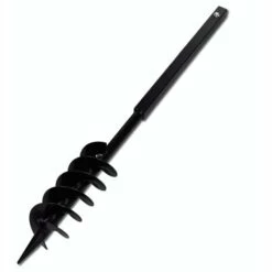 TRUE DEAL Tarière De Sol Avec Mèche De Tarière Spirales 100 Mm Acier Noir -Outil de travail du sol Soldes 26118236 4