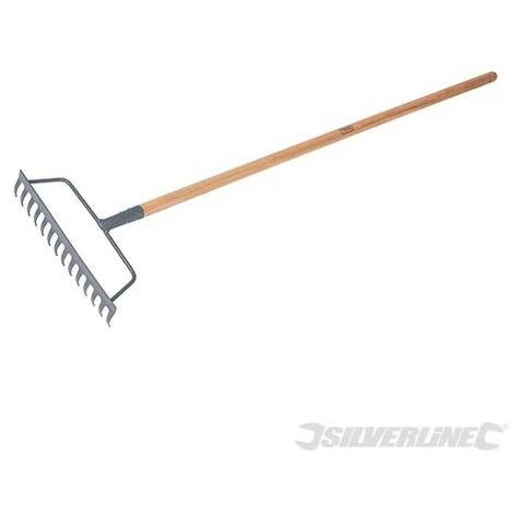 SILVERLINE Râteau De Jardin Et Acier Au Carbone, 1450 Mm, 1450 Mm 3 SILVERLINE Râteau De Jardin Et Acier Au Carbone, 1450 Mm, 1450 Mm