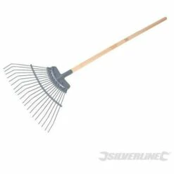 SILVERLINE Râteau à Feuilles En Acier Au Carbone, 1 730 Mm, 1 730 Mm
