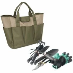 DONTODENT Outils De Jardinage, Ensemble De Jardinage En Acier Inoxydable Lourd,6 Pièces