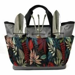 LangRay Ensemble D'outils De Jardin Sac De Rangement Kit De Jardinage Durable Sac De Rangement Fourre-tout Oxford Kit D'outils Pour Outils Sac De Rangement Pelouse Sac De Transport Jardinier Sac De Transport