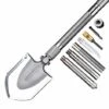 ABCRITAL Pelle Pliante, Multifonctionnelle Camping Pelle Pioche Pliantes En Acier Inoxydable Pour Couper Branches, Camping, Survie, Randonnée Et Jardinage