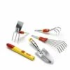 Outils Wolf | Mini Set DE Jardinage Multi-Star | Contient 4 Outils Et 1 Manche : Un Transplantoir, Une Petite Griffe, Un Petit Balai, Une Petite Serfouette Et Un Manche De 26 | BT51 -Outil de travail du sol Soldes 30950099 1