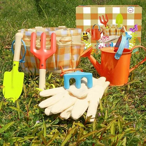PERLE RARE Outils De Jardinage Pour Enfants, Jeu De Plantes De Jardin Miniature Pour Enfants, Ensemble De Jouets De Jardinage Pour Enfants 4 PERLE RARE Outils De Jardinage Pour Enfants, Jeu De Plantes De Jardin Miniature Pour Enfants, Ensemble De Jouets De Jardinage Pour Enfants – Image 2