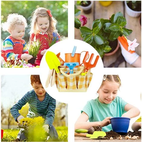 PERLE RARE Outils De Jardinage Pour Enfants, Jeu De Plantes De Jardin Miniature Pour Enfants, Ensemble De Jouets De Jardinage Pour Enfants 7 PERLE RARE Outils De Jardinage Pour Enfants, Jeu De Plantes De Jardin Miniature Pour Enfants, Ensemble De Jouets De Jardinage Pour Enfants – Image 5
