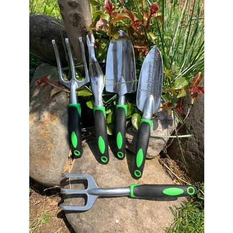 PERLE RARE Ensemble D'outils De Jardin Cadeaux De Jardinage - Outillage De Jardin En Aluminium 9 Pièces Avec Poignée En Caoutchouc Imprimé Floral Et Sac De Rangement, Fournitures De Jardinage Pour Femmes Hommes 4 PERLE RARE Ensemble D'outils De Jardin Cadeaux De Jardinage - Outillage De Jardin En Aluminium 9 Pièces Avec Poignée En Caoutchouc Imprimé Floral Et Sac De Rangement, Fournitures De Jardinage Pour Femmes Hommes – Image 2