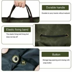 THSINDE Ensemble D'outils De Jardin Sac De Rangement Kit De Jardinage Durable Sac De Rangement Fourre-tout Oxford Kit D'outils Pour Outils Sac De Rangement Pelouse Sac De Transport Jardinier Sac De Transport,34*16.5*30cm. -Outil de travail du sol Soldes 32639732 5