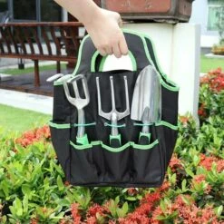 DEVENIRRICHE Ensemble D'outils De Jardin, Ensemble D'outils à Main En Acier Inoxydable De 9 Pièces Ensemble D'accessoires De Pulvérisation De Sac à Provisions De Jardin 9 DEVENIRRICHE Ensemble D'outils De Jardin, Ensemble D'outils à Main En Acier Inoxydable De 9 Pièces Ensemble D'accessoires De Pulvérisation De Sac à Provisions De Jardin -Outil de travail du sol Soldes 32849163 3