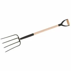 SILVERLINE Fourche à Fumier Poignée D Bois Dur - 1100 Mm