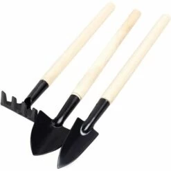 LangRay Kit De Jardinage Pour Mini Pelle 3 Pièces