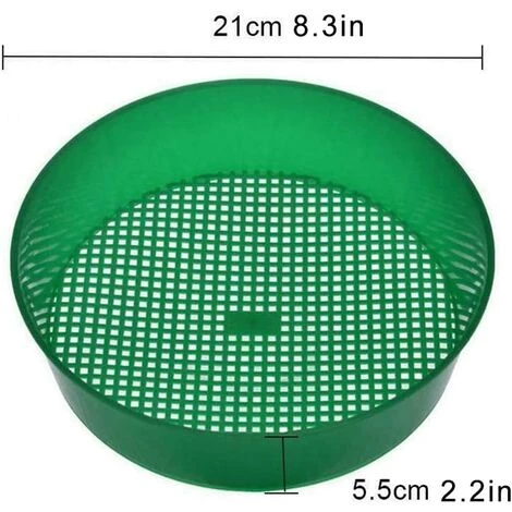 BRIDAY 1 Pièce Tamis De Jardinage En Maille De Jardin En Plastique Accessoires De Jardinage Pour Tamis De Jardin Pour Jardin Sable Sol Compost Pierre Accueil Plantation 5 BRIDAY 1 Pièce Tamis De Jardinage En Maille De Jardin En Plastique Accessoires De Jardinage Pour Tamis De Jardin Pour Jardin Sable Sol Compost Pierre Accueil Plantation – Image 3