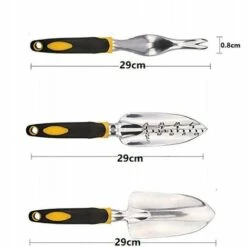 ILoveMilan Ensemble De 7 Pièces + Gants + Tasse, Ensemble D'outils De Plantation De Jardinage, Outil De Plantation De Fleurs, Outil De Fleurs En Pot Ménager, Vert -Outil de travail du sol Soldes 33540737 3