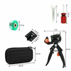 BETTERLIFE Jeu D'Outils De Greffe De Jardin, Kit D'Outils De Coupe Pour Cisailles A Elaguer Avec 3 Rouleaux De Film De Greffage -Outil de travail du sol Soldes 33597685 2