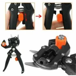 BETTERLIFE Jeu D'Outils De Greffe De Jardin, Kit D'Outils De Coupe Pour Cisailles A Elaguer Avec 3 Rouleaux De Film De Greffage -Outil de travail du sol Soldes 33597685 3