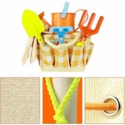 Betterlife Outils De Jardinage Pour Enfants, Jeu De Plantes De Jardin Miniature Pour Enfants, Ensemble De Jouets De Jardinage Pour Enfants -Outil de travail du sol Soldes 34185969 4