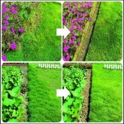 SOLDELA Dresse-Bordures De Pelouse - Bêche à Manche Pivotable 120 Cm - Lame Acier Inoxidable 28 Cm - Large Zone D'Appui -Outil de travail du sol Soldes 34855444 5