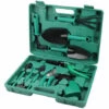 HAPPYSHOPPING Ensemble D'outils De Jardin 10 Pieces Kit D'outils De Jardin En Acier Inoxydable Avec Etui De Transport Ensemble De Travail De Jardinage Robuste Cadeaux De Jardinage Pour Les Femmes Jardinier,modele:Vert -Outil de travail du sol Soldes 35801076 1