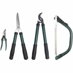 VidaXL Ensemble D'outils D'élagage De Jardin 4 Pcs