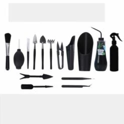 THSINDE Kit Outils Jardinage, De Jardinage ImperméAble Et Pliable 15 PièCes Mini Outils De Jardin, Outillage De Jardin Outils Pour Plantes Grasses Pour Le Soin Des Plantes En Miniature En IntéRieur
