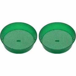 AIDUCHO Lot De 2 Tamis De Jardin En Maille Plastique Pour Semis Vert