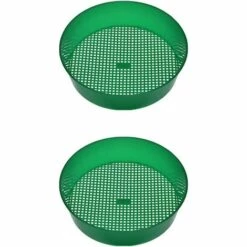AIDUCHO Lot De 2 Tamis De Jardin En Maille Plastique Pour Semis Vert -Outil de travail du sol Soldes 39644933 5