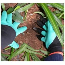 Paires De Gants De Jardinage Avec Griffes Robustes Pour Creuser Et Planter Macaron Lot De 2 -Outil de travail du sol Soldes 42741125 3