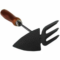 Double Binette à 2 Dents Pour Ameublir Le Sol, Largeur De Travail 6 Cm, Forme Pointue, Poignée Ergonomique, Protection Contre La Corrosion 25cm Fontainebleau -Outil de travail du sol Soldes 45644210 4