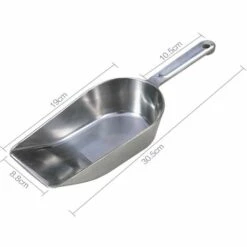 Pelle Alimentaire Cuillère à Glace Pelle En Acier Inoxydable Pelles à Nourriture Pelle De Sucrerie Multifonction à Glace Grain Patisserie Sucre Bonbons Pour Mariages Fêtes Bar Cuisine 30.5*8cm Fontainebleau Argent -Outil de travail du sol Soldes 45644212 3