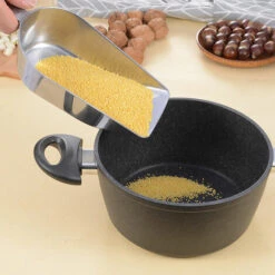 Pelle Alimentaire Cuillère à Glace Pelle En Acier Inoxydable Pelles à Nourriture Pelle De Sucrerie Multifonction à Glace Grain Patisserie Sucre Bonbons Pour Mariages Fêtes Bar Cuisine 30.5*8cm Fontainebleau Argent -Outil de travail du sol Soldes 45644212 4