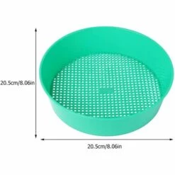 GDRHVFD 4 Pièces En Plastique Maille Jardinage Tamis En Plastique Maille Sol Tamis Semis Culture Outils De Filtrage Terre Pierre Fournitures De Jardinage Vert -Outil de travail du sol Soldes 45971030 3